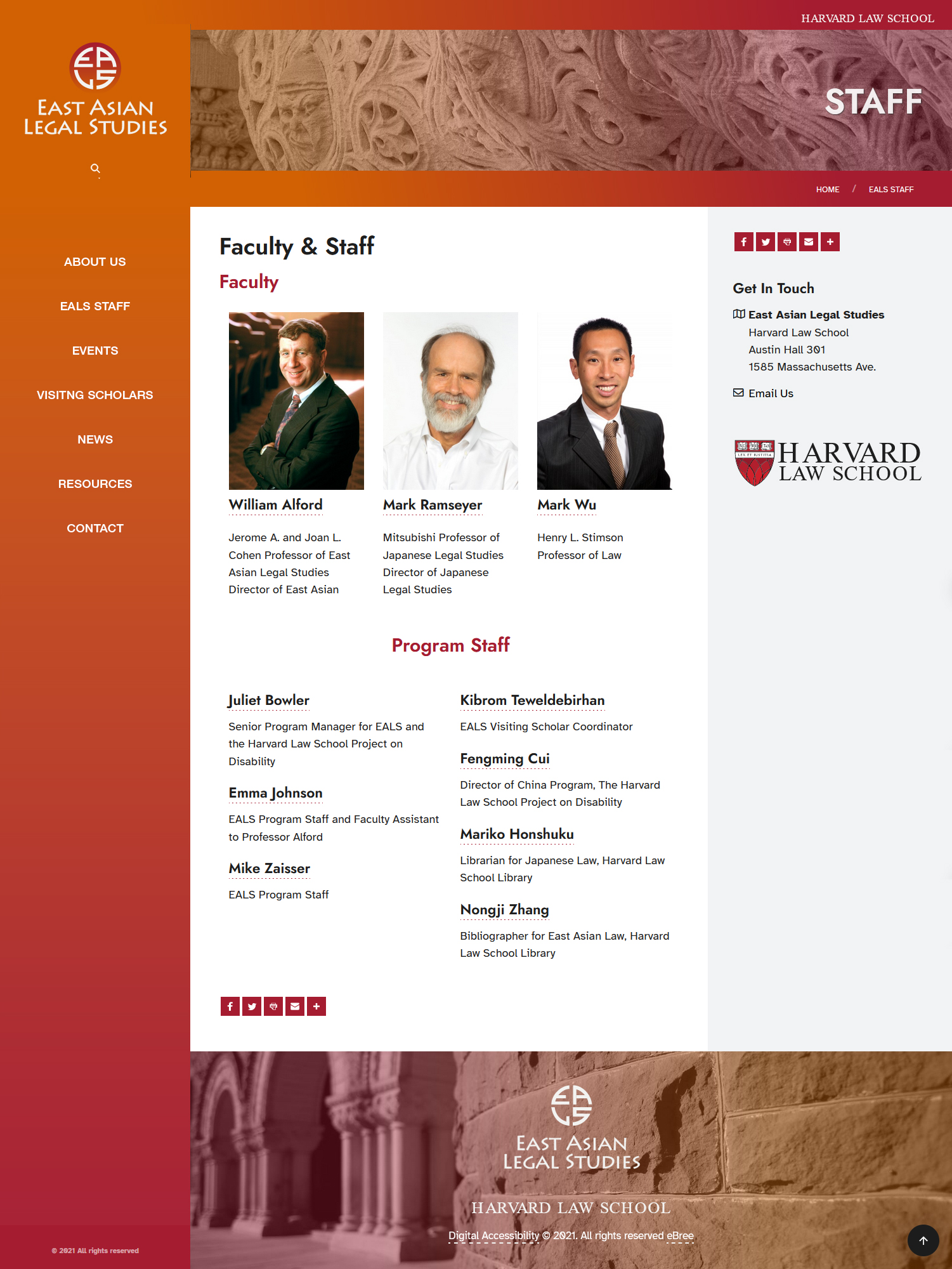 Easy-to-build page layouts - https://eals.law.harvard.edu &copy; by eBree Web Design