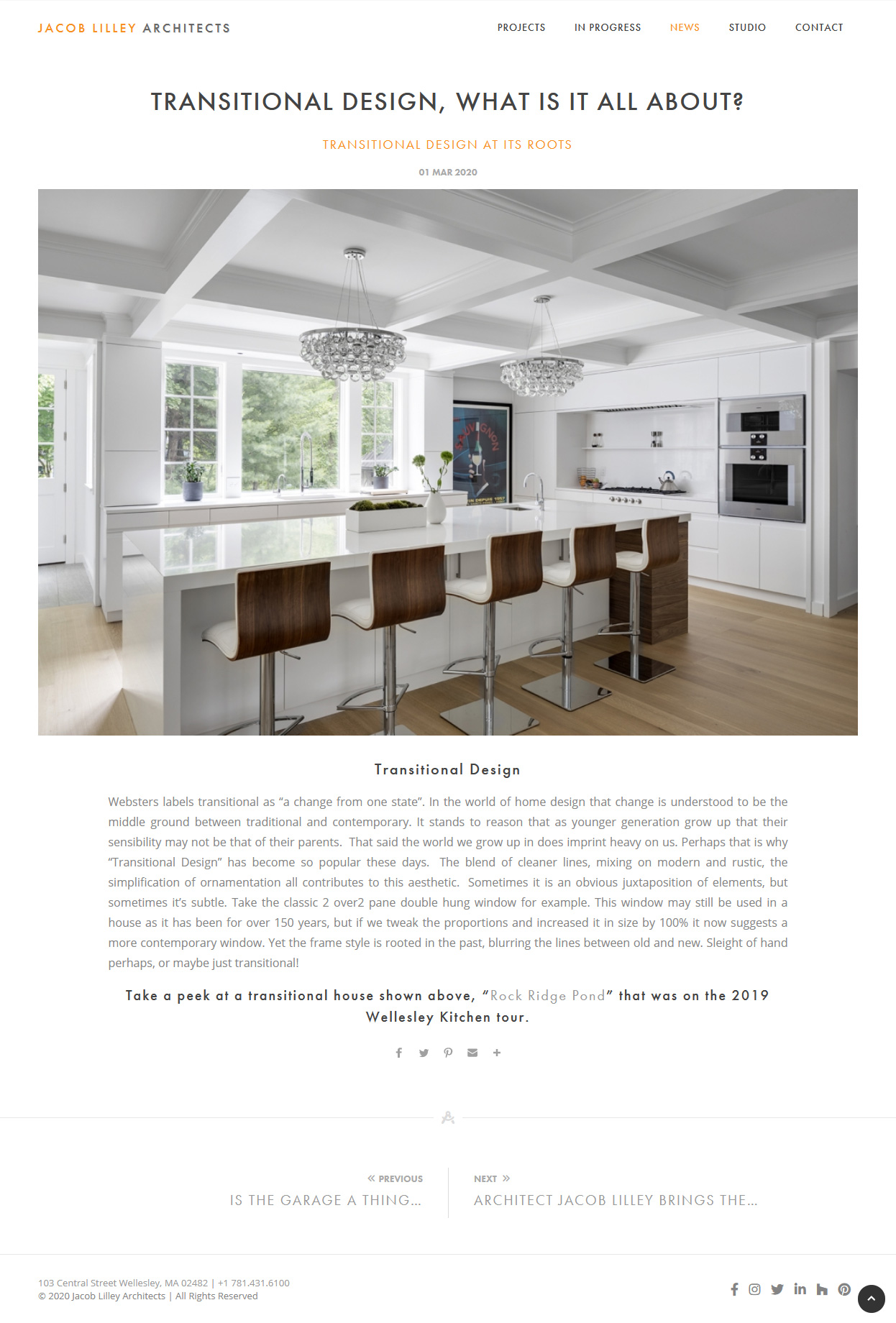 News Post - jlaarchitects.com &copy; by eBree Web Design