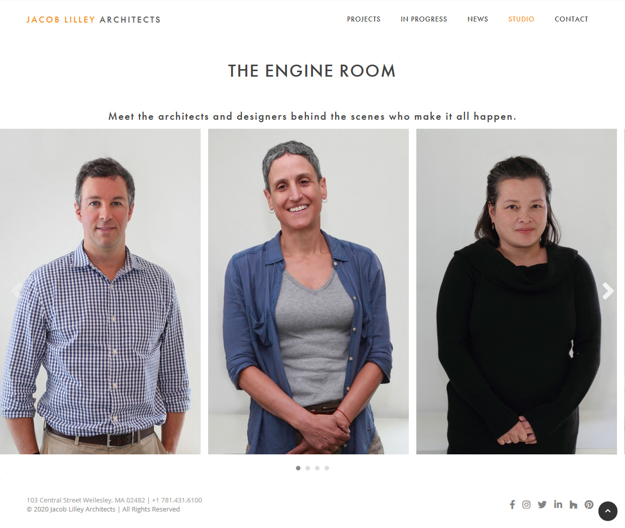 People page - jlaarchitects.com &copy; by eBree Web Design