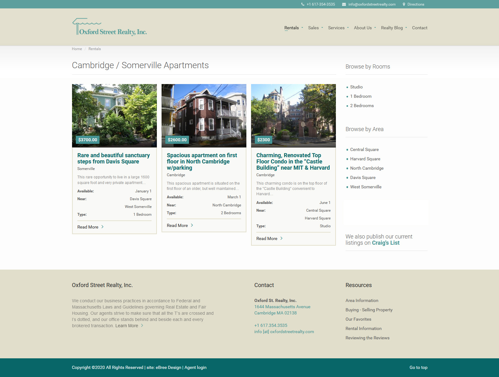 oxfordstreetrealty.com &copy; by eBree Web Design