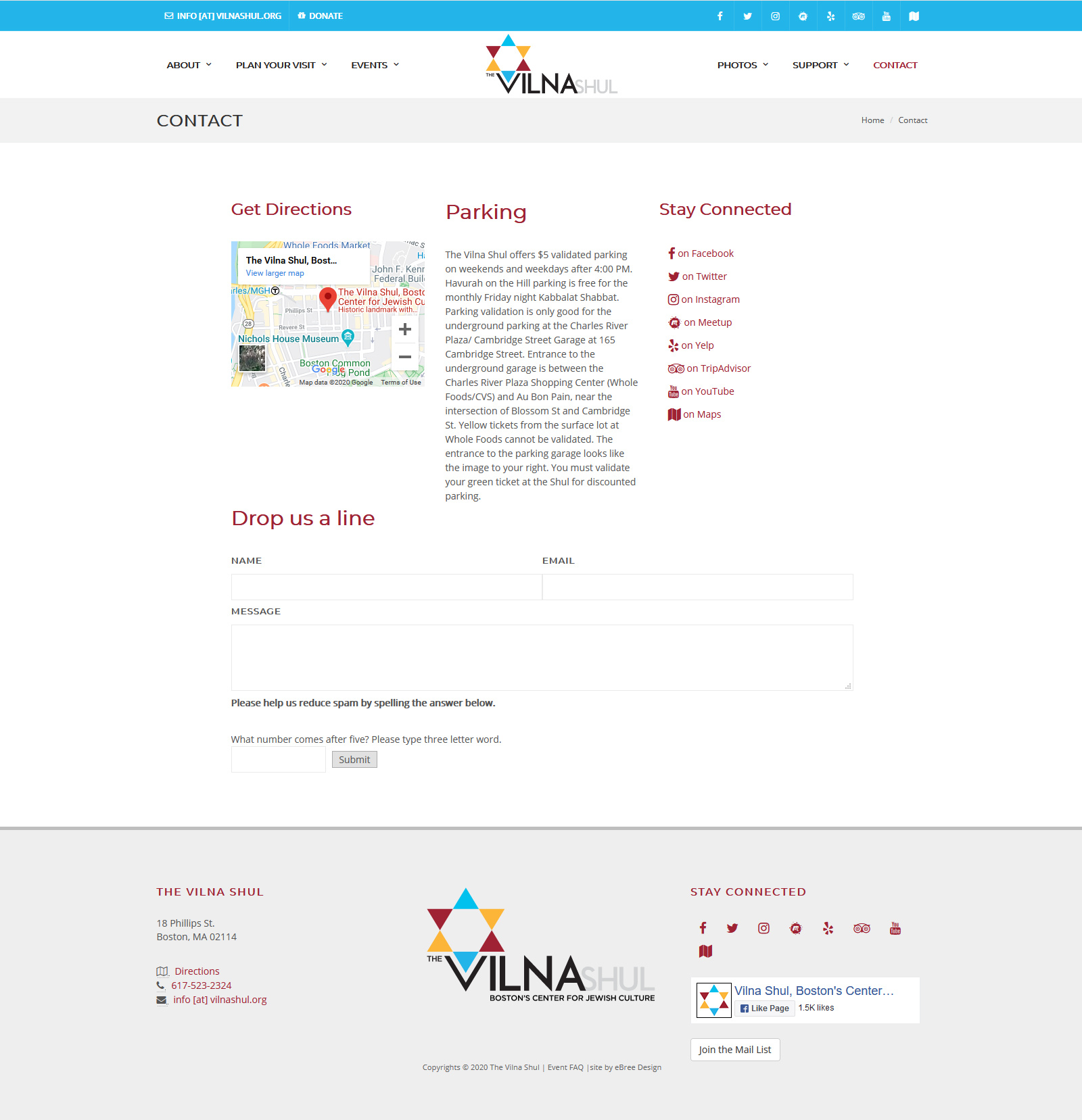 www.vilnashul.org &copy; by eBree Web Design